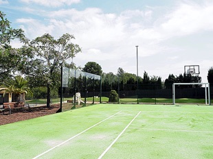 Tennis basket soccer